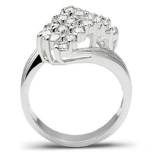 Load image into Gallery viewer, SS035 - Silver 925 Sterling Silver Ring with AAA Grade CZ  in Clear