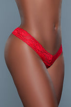 Load image into Gallery viewer, BW1160R V Cut Lace Panties -