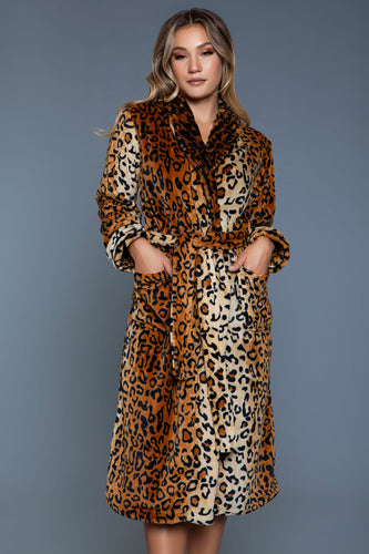 2071 Leopard Robe