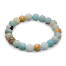Load image into Gallery viewer, Amazonite Stretch Bracelet