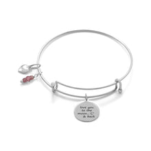 Load image into Gallery viewer, &quot;Love You To The Moon And Back&quot; Bangle