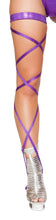 Cargar imagen en el visor de la galería, 3322 - Pair of 100” Shimmer Leg Straps with Attached Garter