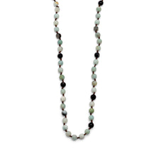 Load image into Gallery viewer, Faceted Amazonite Knotted Necklace