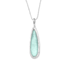 Load image into Gallery viewer, Ancient Roman Glass Pear Drop Necklace