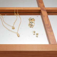 Load image into Gallery viewer, 14 Karat Gold Plated Polki Diamond Post Earrings