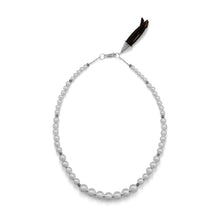 Load image into Gallery viewer, 4-Way Suede and Silver Bead Necklace