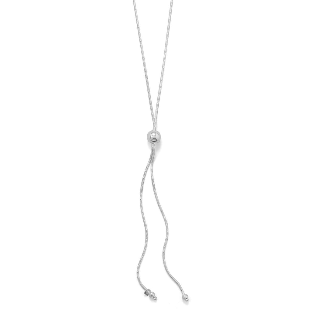 Adjustable D/C Snake Lariat Necklace