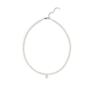 16"+2" Cultured Freshwater Pearl Drop Necklace