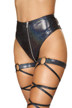Load image into Gallery viewer, 3538 - 1pc High-Waisted Shorts with Zipper Front Closure