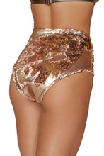 Load image into Gallery viewer, 3617 - 1pc Two-Tone High Waisted Sequin Shorts