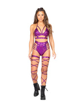 Load image into Gallery viewer, 3845 - Strappy High-Waisted Shorts