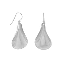 Load image into Gallery viewer, Polished Spoon Design French Wire Earrings
