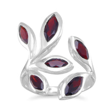 Load image into Gallery viewer, Wrap Around Garnet Ring