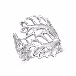 Cut Out Leaves Ring