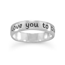 Load image into Gallery viewer, &quot;Love you to the moon and back&quot; Ring