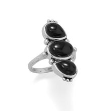 Load image into Gallery viewer, Multi Shape Black Onyx Ring