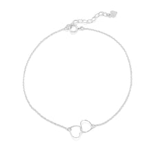 Load image into Gallery viewer, 9&quot;+1&quot; Twisted Wire Hearts Anklet