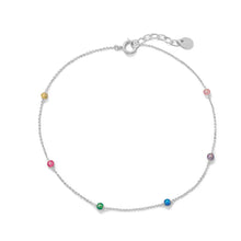 Load image into Gallery viewer, 9.25&quot;+1&quot; Muli Color Beaded Anklet
