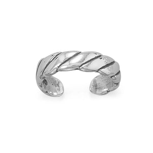 Wide Rope Toe Ring