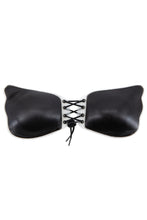 Load image into Gallery viewer, BWXW034BLK Silicone Tie Up Bra -