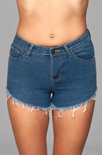 Load image into Gallery viewer, J12BL Zip Me Up Denim Shorts
