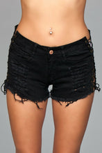 Load image into Gallery viewer, J5BK Looped In Distressed Shorts -
