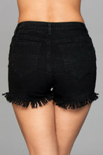Load image into Gallery viewer, J9BK Fringed Button Up Shorts -