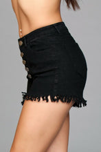 Load image into Gallery viewer, J9BK Fringed Button Up Shorts -