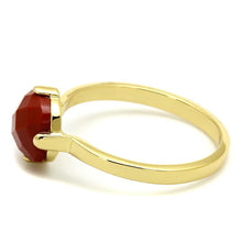 Load image into Gallery viewer, LO4077 - Flash Gold Brass Ring with Synthetic Synthetic Stone in Siam