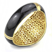Cargar imagen en el visor de la galería, LO4352 - Gold Brass Bangle with Top Grade Crystal  in Multi Color