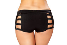 Load image into Gallery viewer, SH3326 - Shorts with Shiny Straps and Button Front Detail