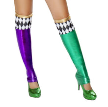 Load image into Gallery viewer, ST4723 - Green/Purple Jester Leggings