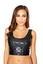 Load image into Gallery viewer, T3314 - Mermaid Cropped Top