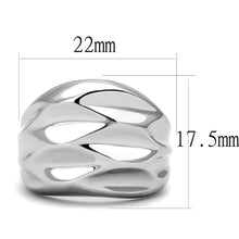 Cargar imagen en el visor de la galería, TK3262 - High polished (no plating) Stainless Steel Ring with No Stone