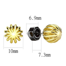 Load image into Gallery viewer, TK3298 - IP Gold+ IP Black (Ion Plating) Stainless Steel Earrings with No Stone