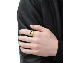 Load image into Gallery viewer, TK3598 - IP Gold(Ion Plating) Stainless Steel Ring with No Stone