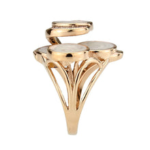Cargar imagen en el visor de la galería, TK3822 - IP Rose Gold(Ion Plating) Stainless Steel Ring with AAA Grade CZ in Clear