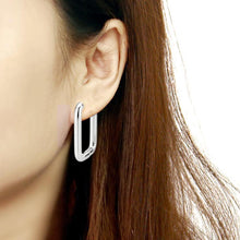 Cargar imagen en el visor de la galería, TK3841 - High Polished Minimalist Stainless Steel Earrings