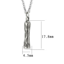 Load image into Gallery viewer, TK3853I High Polished Stainless Steel Chain Initial Pendant - Letter I