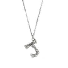 Load image into Gallery viewer, TK3853J High Polished Stainless Steel Chain Initial Pendant - Letter J