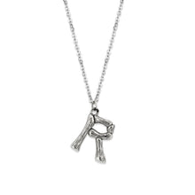 Load image into Gallery viewer, TK3853R High Polished Stainless Steel Chain Initial Pendant - Letter R