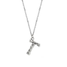 Load image into Gallery viewer, TK3853T High Polished Stainless Steel Chain Initial Pendant - Letter T