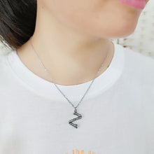 Load image into Gallery viewer, TK3853Z High Polished Stainless Steel Chain Initial Pendant - Letter Z