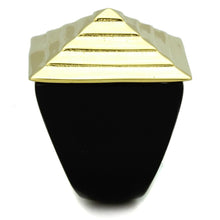 Cargar imagen en el visor de la galería, VL119 - IP Gold(Ion Plating) Stainless Steel Ring with No Stone