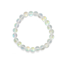 Load image into Gallery viewer, Icy Iridescent Glass Stretch Bracelet