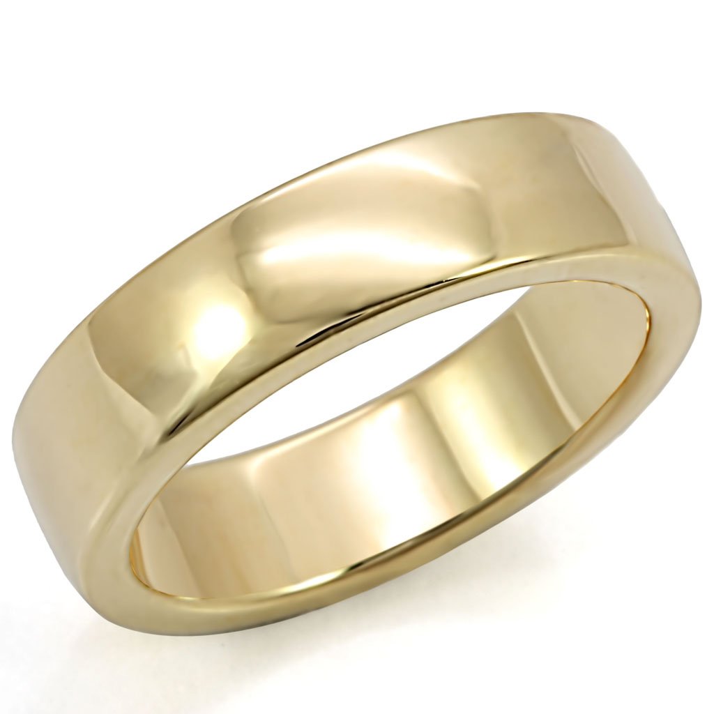 LO1260 - Gold Brass Ring with No Stone
