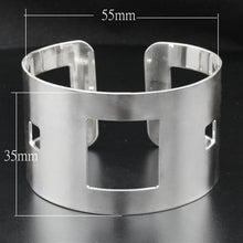 Load image into Gallery viewer, LO1952 - High polished (no plating) Stainless Steel Bangle with No Stone