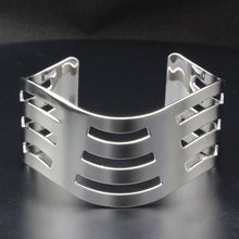 Load image into Gallery viewer, LO1953 - High polished (no plating) Stainless Steel Bangle with No Stone