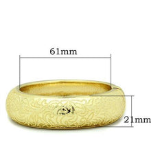 Load image into Gallery viewer, LO2132 - Flash Gold White Metal Bangle with No Stone