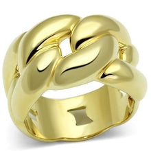 Load image into Gallery viewer, LO2491 - Gold Brass Ring with No Stone